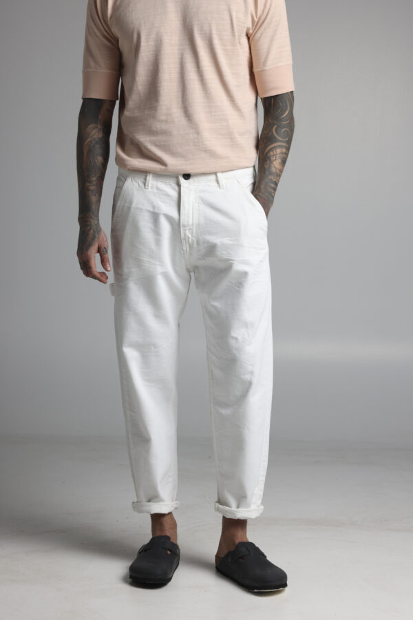 63-mille 60 white cosi jeans summer trousers collection