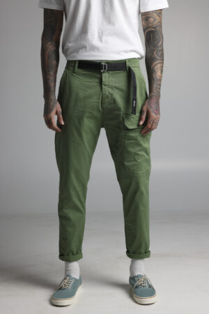 63-mezzo green cosi jeans summer cargo trousers collection