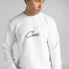 64-w24-55 white cosi jeans winter sweatshirts collection